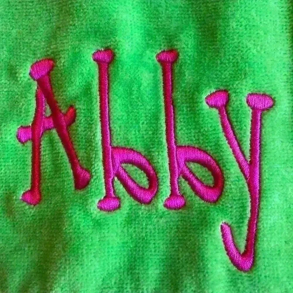 Spa Wrap Pool Swim Beach Shower Bath wrap Size Small Size 4-6 Monogrammed Abby